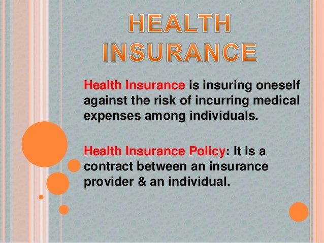 health insurance presentation slides