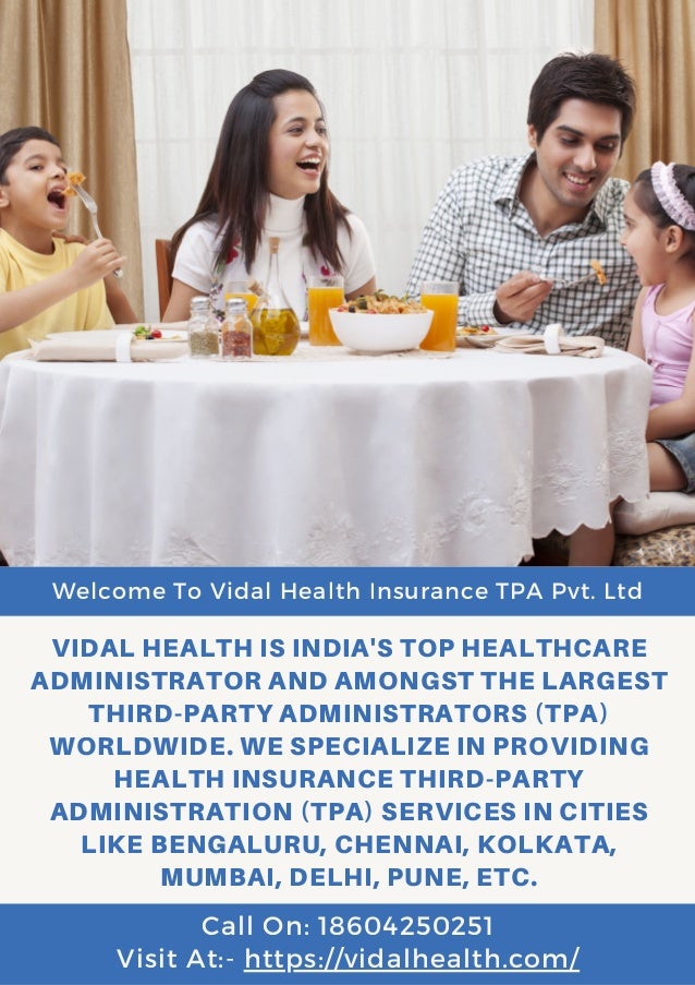 Health Insurance TPA Bengaluru Vidal Health TPA