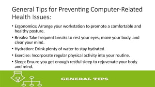 common HEALTH ISSUES IN USING COMPUTER.pptx