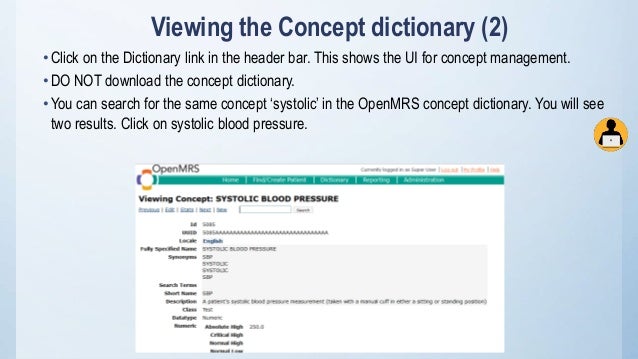 Concept Dictionary Basics Openmrs Wiki