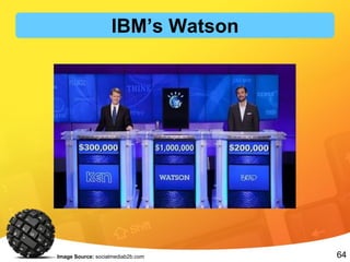 64Image Source: socialmediab2b.com
IBM’s Watson
 