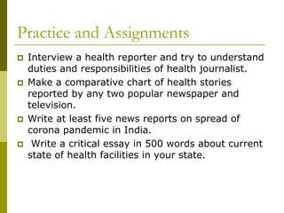 Health Reporting Process Health Reporting : Tools and Tips | PDF