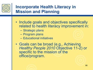 Healthliteracy | PPT