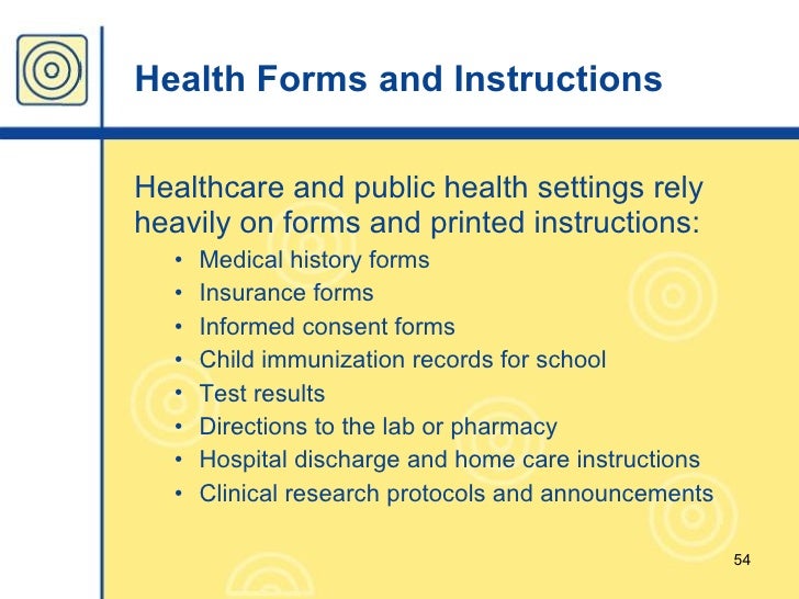 healthliteracy united healthcare health assessment form