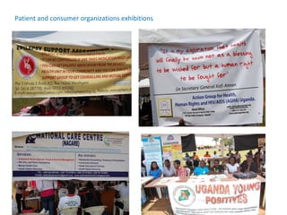Patient and consumer organizations exhibitions
 