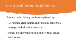 Health Literacy Training for Health workforce PPT.pptx