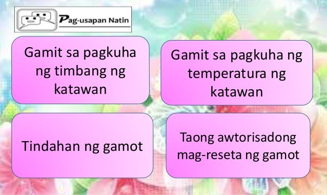 YUNIT III:Health maling paggamit, hatid ay panganib