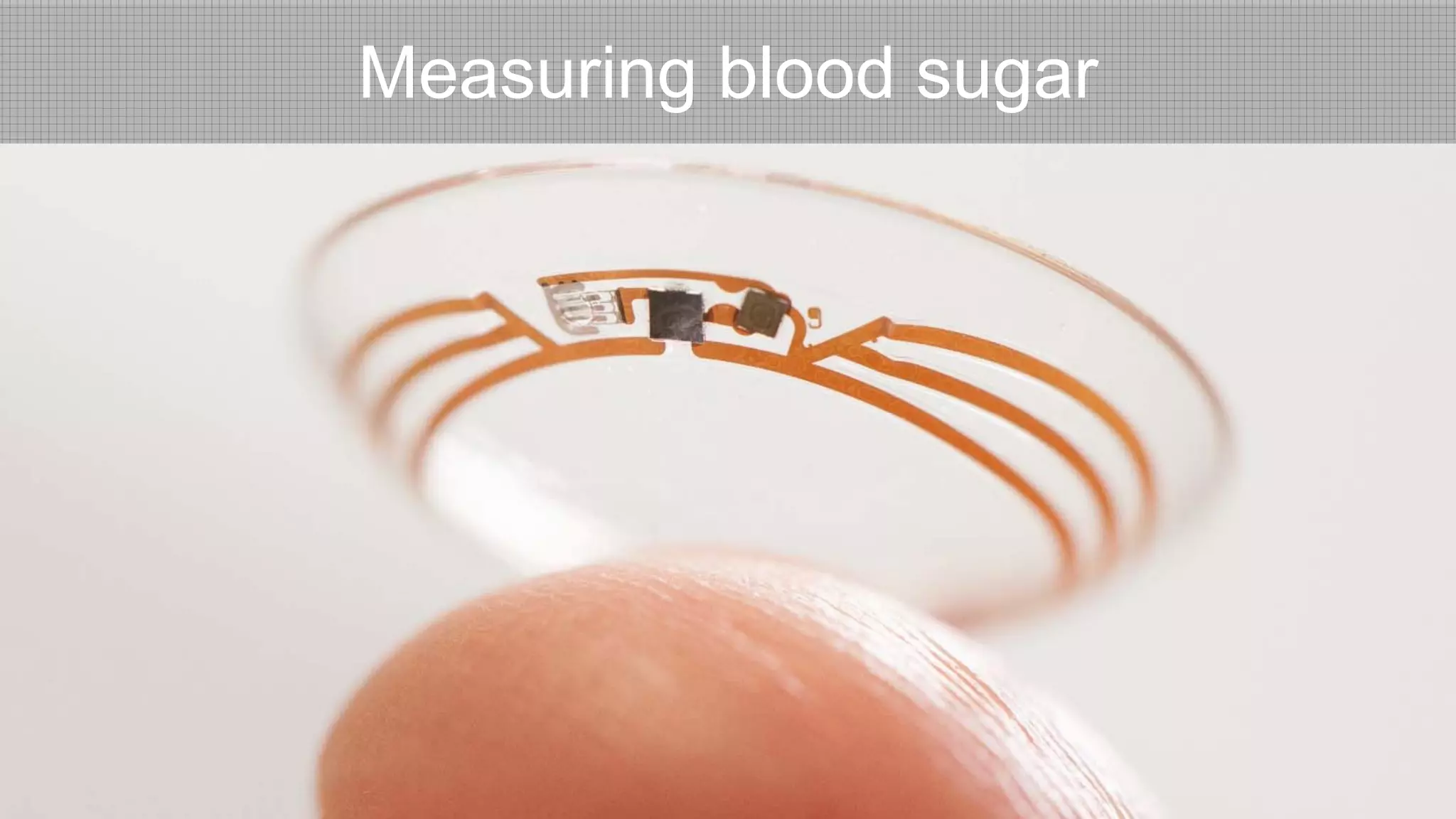 Measuring blood sugar
 