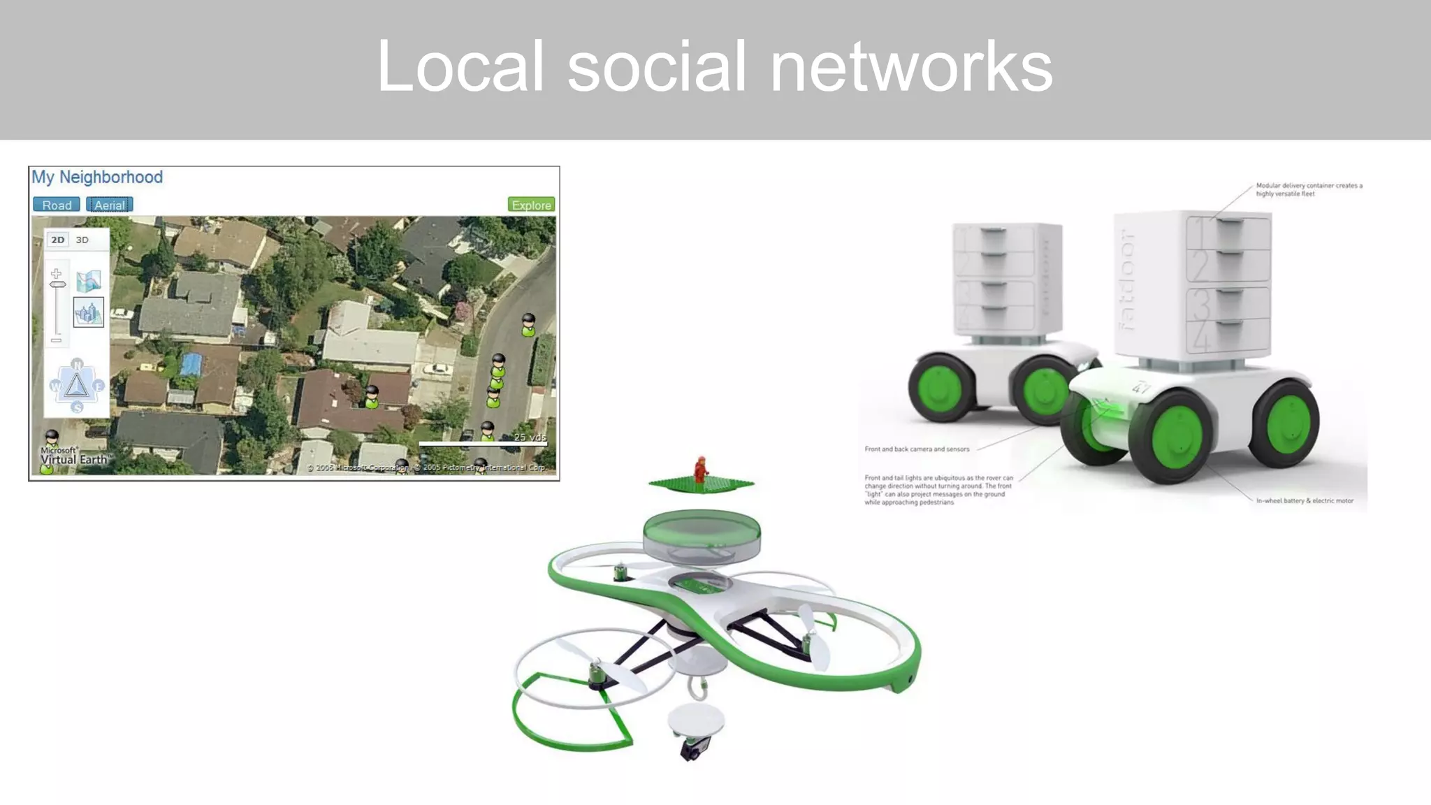 Local social networks
 