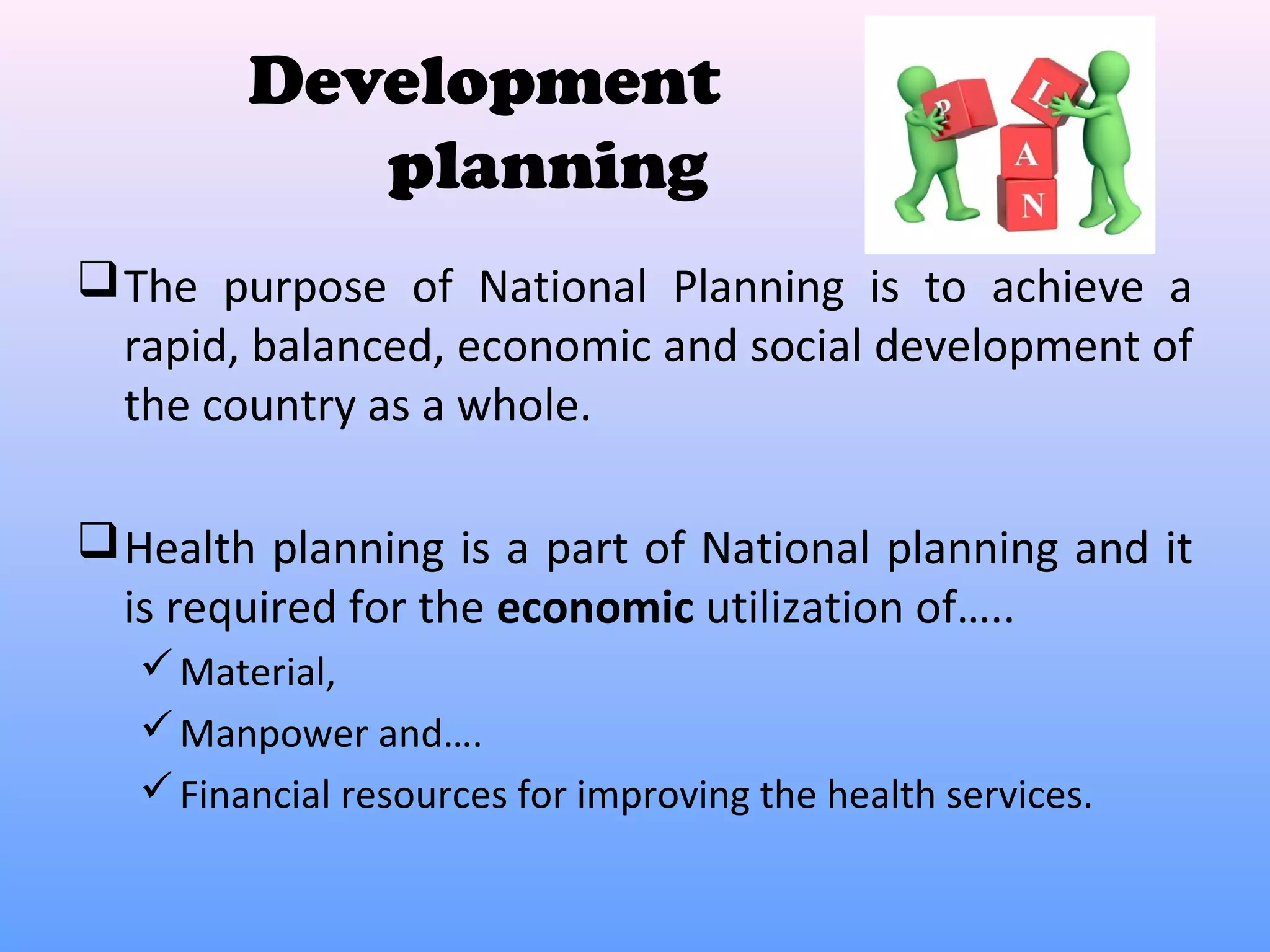 Health planning | PPT