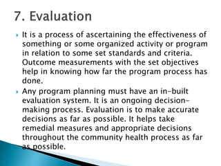 Health Planning Steps Community Health Nursing.pptx