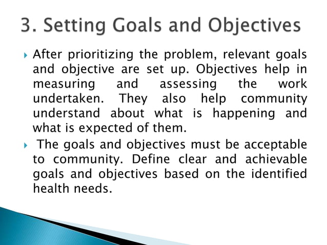 Health Planning Steps Community Health Nursing.pptx | Healthcare ...