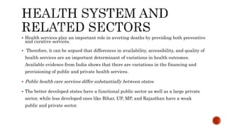 Health Inequalities in India | PPTX