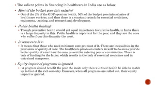 Health Inequalities in India | PPTX