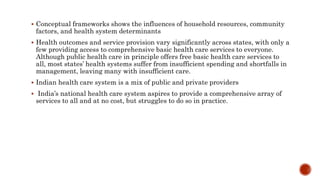 Health Inequalities in India | PPTX