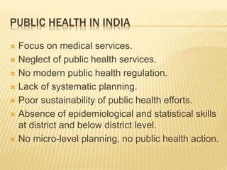 Health policy in india ,,by arif khan | PPTX