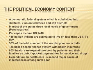 Health policy in india ,,by arif khan | PPTX