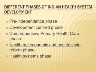 Health policy in india ,,by arif khan | PPTX