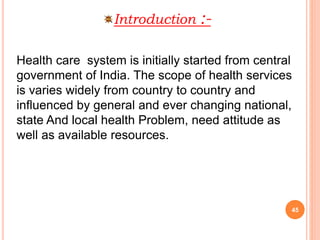 Health policy in india ,,by arif khan | PPTX