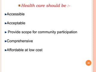 Health policy in india ,,by arif khan | PPTX