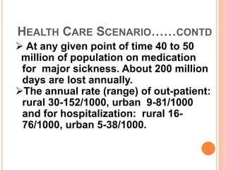 Health policy in india ,,by arif khan | PPTX