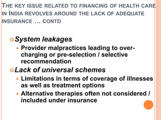 Health policy in india ,,by arif khan | PPTX