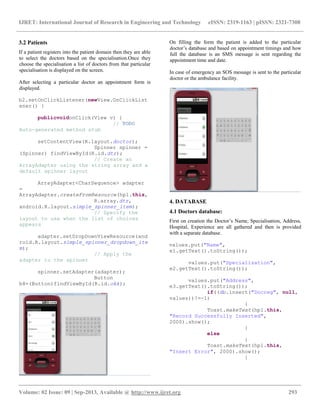 Health portal an android smarter healthcare application | PDF