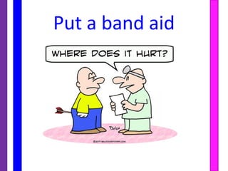 Put a band aid
 