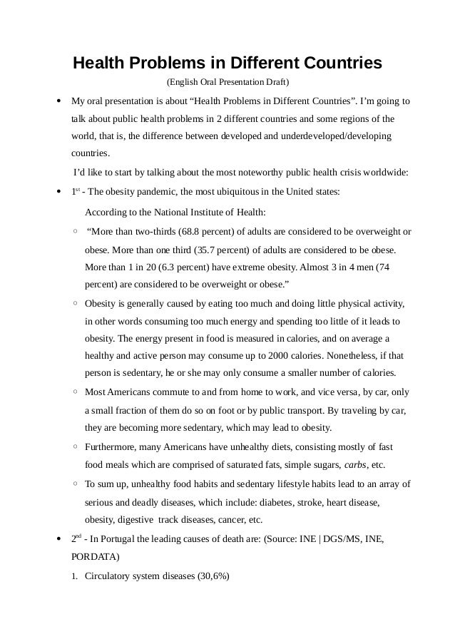 Oral presentation script picture