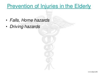 Health promotion in elderly | PPSX