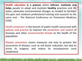 Comprehensive Strategies for Health Promotion and Disease Prevention | PDF