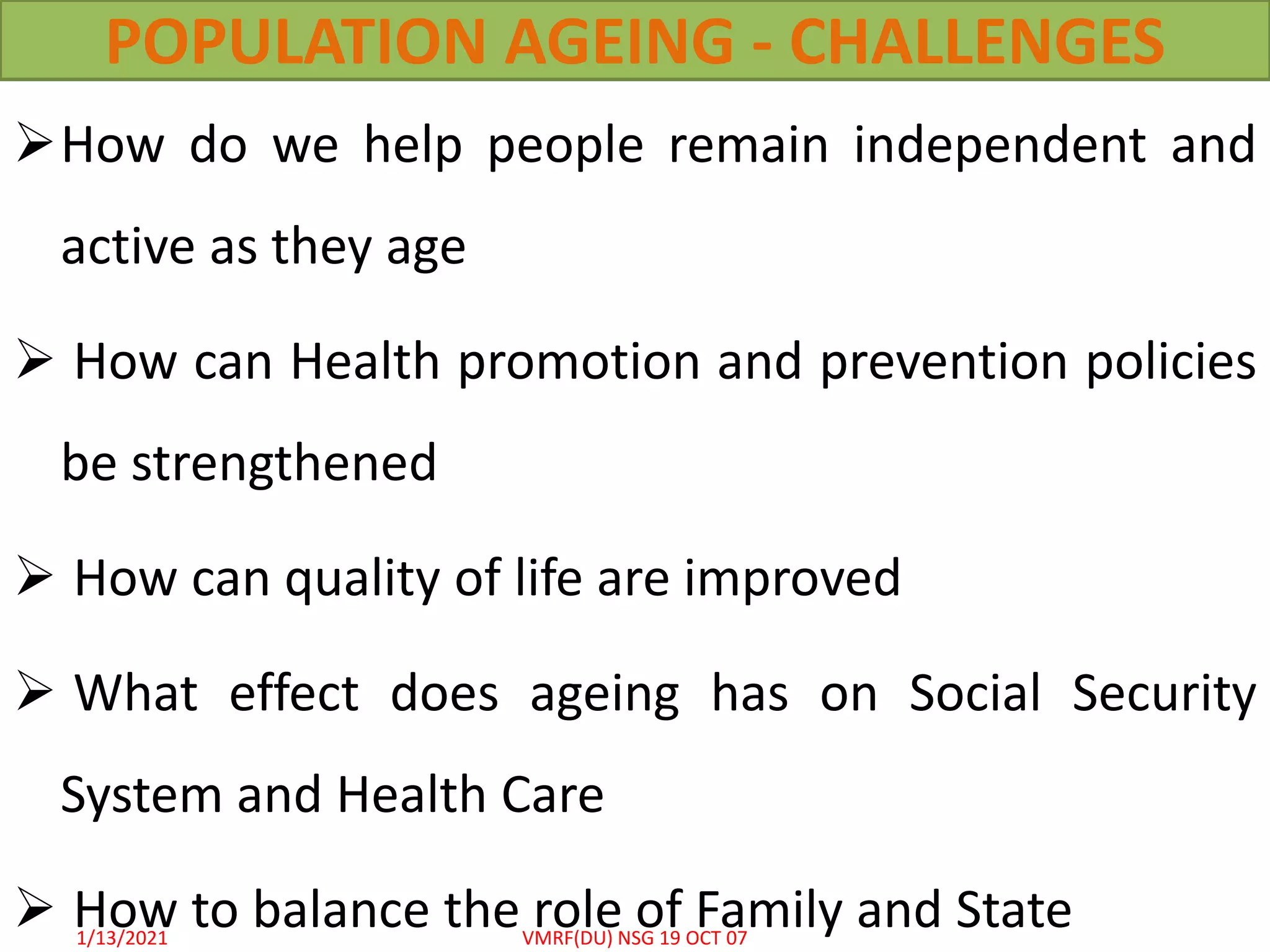HEALTH PROMOTION IN OLDER ADULT | PPTX