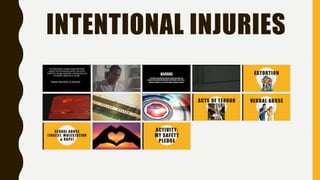 INTENTIONAL INJURIES
 