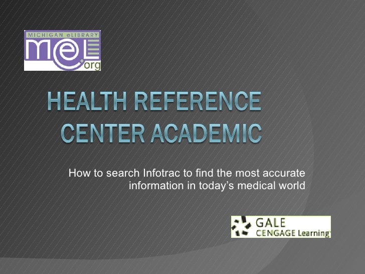 Health Reference Center Academic How To Search