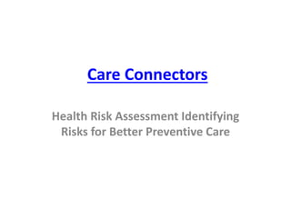 Health Risk Assessment Identifying Risks for Better Preventive Care.pdf