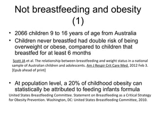 Infant Health Risks Health risks of infant feeding with formula | PPT