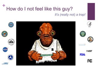 +
How do I not feel like this guy?
It’s (really not) a trap!
 