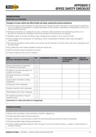 Officewise - A guide to health and safety in the office - WorkSafe ...