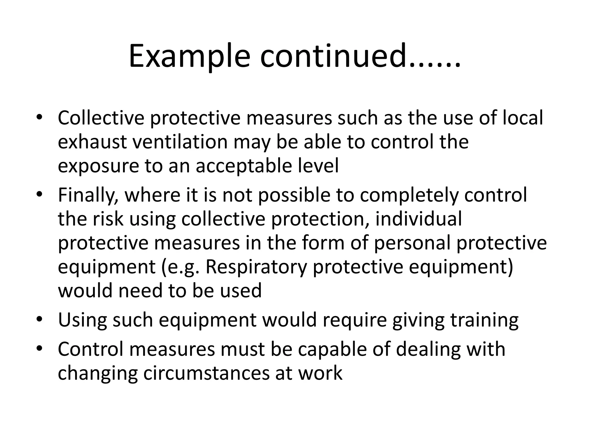 Visual Reference: Health Safety Training