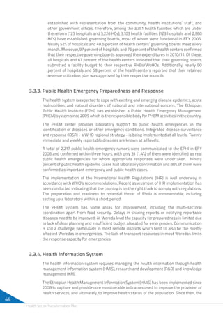 Ethiopian Health Sector Transformation Plan | PDF