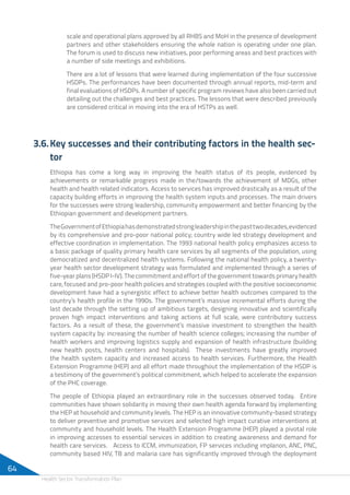 Ethiopian Health Sector Transformation Plan | PDF