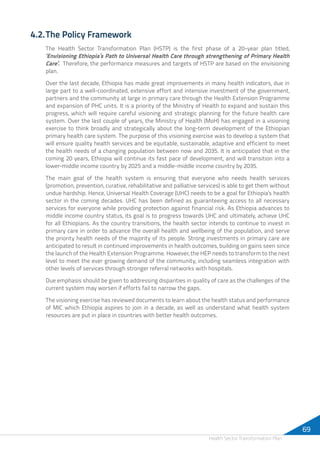 Ethiopian Health Sector Transformation Plan | PDF