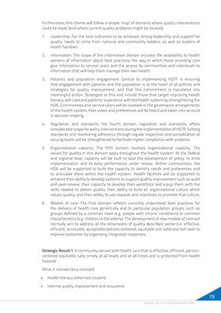 Ethiopian Health Sector Transformation Plan | PDF