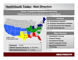First Healthsouth HealthSouth Lessons Learned | PDF