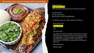 Food systems transformation: An African perspective of where we are and where to next