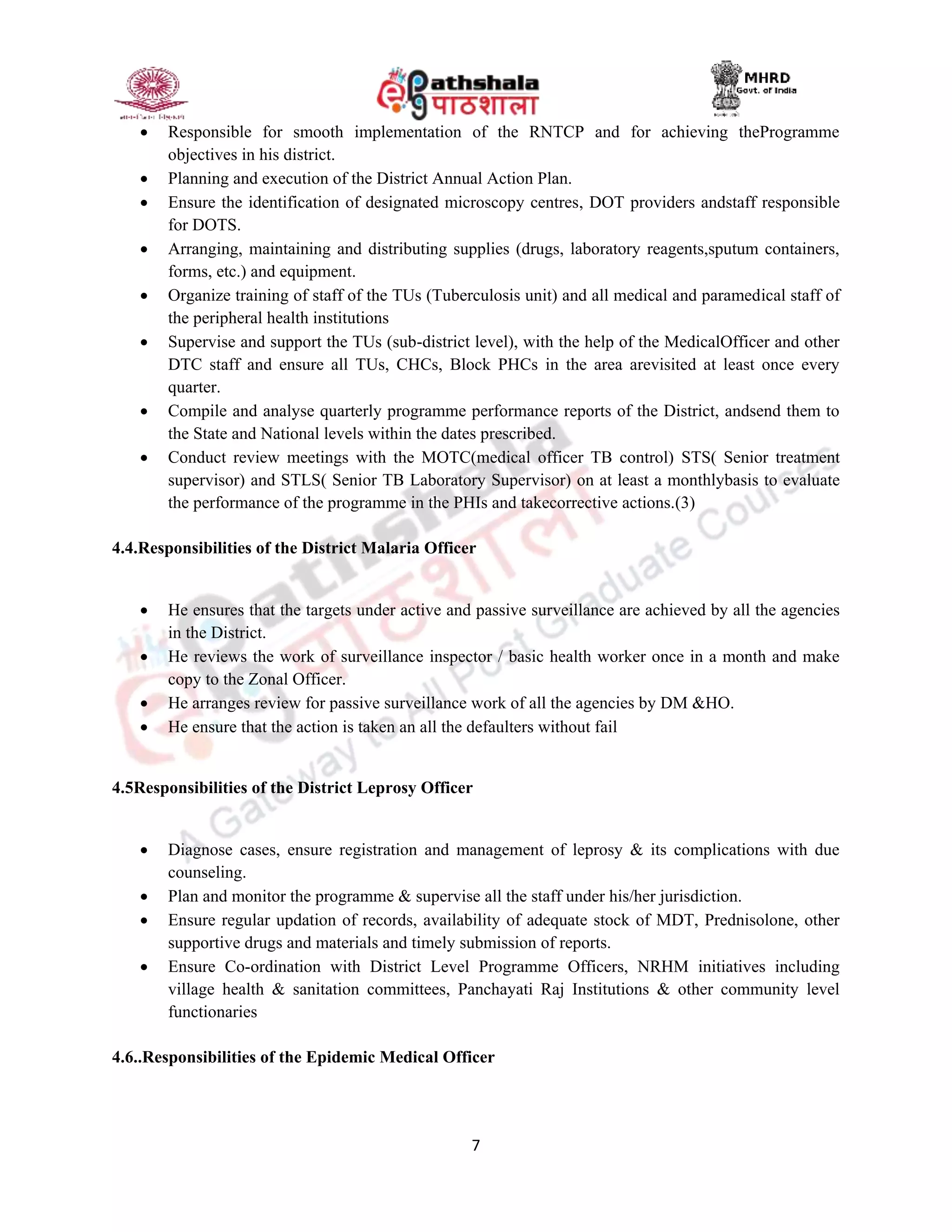 Rntcp Form.pdf Health system in india at district level | PDF