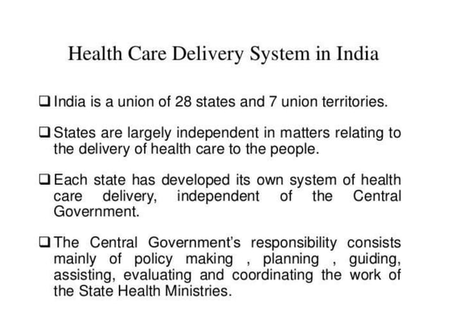 Health system in india _ besty | PPT