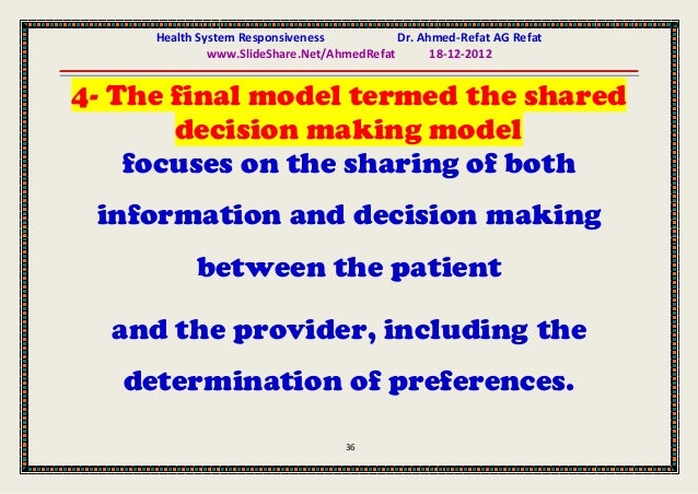 responsiveness health system indicators