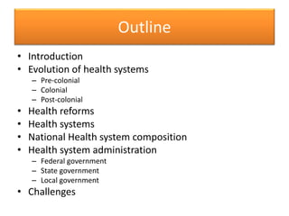 Health Systems Administration in Nigeria | PPTX