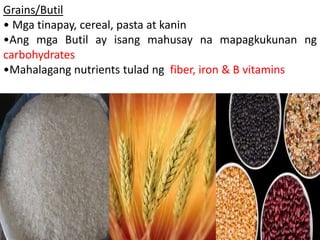Health teaching in nutrition 2013 | PPTX